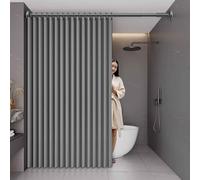 MTHGH Folding door curtain,With telescopic rod,Home Room Darkening Door Curtains,Privacy Pleated Folding Curtain With Magnetic Closure Closet Door Curtains(01,W 240*H 200cm)