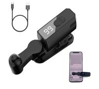 MTHKLO Rechargeable Auto Clicker Smart Tapper for iPhone iPad Android, 108-Speed Adjustable Silent Screen Clicker with LED Display for Gaming Live Streams, Tasks, iOS Apps-Black