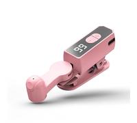 MTHKLO Rechargeable Auto Clicker Smart Tapper for iPhone iPad Android, 108-Speed Adjustable Silent Screen Clicker with LED Display for Gaming Live Streams, Tasks, iOS Apps-Pink