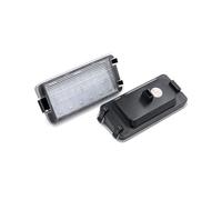 Mthxzy 2Pcs White License Plate Light Number Lamp, for Seat, Altea Arosa Facelift Cordoba Ibiza Leon Too Car Number Plate Light Unit