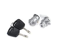 Mthxzy 4Pcs Right Drive Side Ignition Switch Door Lock Barrel With 2 Keys Replacement, for Ford, for Falcon, AU BA XR6 XR8 Car Door Lock Actuator Motor