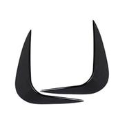 Mthxzy Black Front Fog Light Lamp Cover Trim Wind Sticker, for BMW | for 3 Series G20 325Li 2020