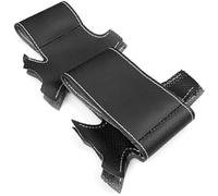 Mthxzy Car Steering Wheel Cover Protective, for Golf 4, for Mk4 1998-2004 B5 1996-2005 Steering Wheel Grip(Black white line)