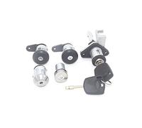 Mthxzy COMPLETE LOCK SET TRUNK BACK CYLINDER WITH 2 KEYS, for Ford, KA 1997-2007 97KG-B22050-BE 96FG122050AG Car Door Lock Replacement