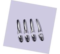 Mthxzy for Kia, Rio 5 2012 2013 2014 2015 2016 2017 New Pride Chrome Car Door Handle Cover Trim Sticker Car Door Handle Cover Replacement(Black 1 Keyhole 2 Buttons)