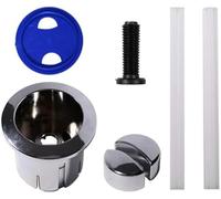 Mthxzy for Roca D1D Dual Flush Push Button Plain Rods Short Body Chrome AH0002100R Water Tank Push Button
