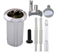 Mthxzy for Roca D2D Dual Flush Push Button Threaded Rods Long Body AH0001700R Chrome Water Tank Push Button