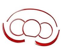 Mthxzy Gear Shift Panel Trim Car Sticker, for Grand Vitara 2006-2013 Carbon Fiber Instrument Speedometer Decorative Cover Door Armrest Dashboard Trim