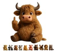 Mtjbfv Middle Finger Plush Animal Toy,attitude Finger Plush Animal,Stress Relief Decor Gift,Unique Gifts for Home Office Decor-G