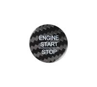 MTJBYDJH For H-onda CRV 2017 2018 2019, Car Engine Start Stop Button Cover Real Carbon Fiber Sticker