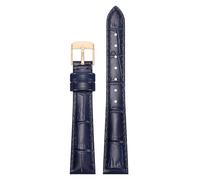 Mtjujuswo Bamboo Pattern Leather Watch Band 10mm-24mm, Color 5, 22 mm