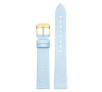 Mtjujuswo Lizard Pattern Leather Watch Band for Women 10mm-22mm, Color 7, 14 mm