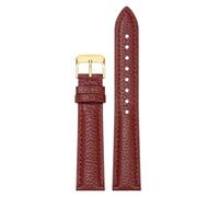 Mtjujuswo Universal Soft Leather Watch Band 12mm-26mm, Color 5, 14 mm