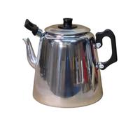MTK Traditional Cafe Style Polished Aluminium Catering Teapot - 8 Pint 4.5ltr UK Made