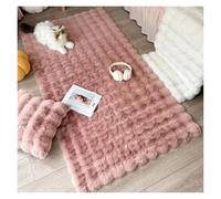 MTKSFDC Bedroom Rug Bubble Plush Carpet For Home Decor Balcony Cushion Kids Living Room Fluffy Rug Girl Bedroom Foot Mat(Pink,50x80cm 19.7x31in)