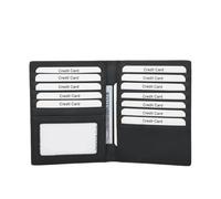 MTKSFDC Wallet for Men Men's Card Holder Genuine Leather Bank Large Capacity Anti-Theft Multiple Card Slots Unisex