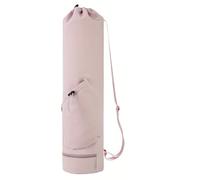 MTKSFDC Yoga Mat Bag Yoga Mat Bag with Water Bottle Pocket and Bottom Wet Bag. Sports Yoga Mat with Shoulder Strap and Multifunctional Storage Bag(Pink)