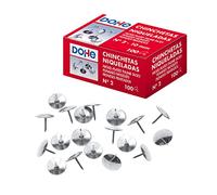 MTL 79217 - Pack of 100 Nickel-Plated Drawing Pins