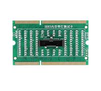 MTLavish So-DIMM Analyzer Diagnostic Tester Post Test Card for Laptop DDR234 with Light DDR3 Supports Both Forward and Reverse Interface PCB Size 6.7 x 4 cm Ideal (DDR3)