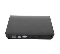 Mtlavish USB 3.0 Mobile Optical Drive DVD CD Author Fashionable Brushed Look Non-Slip Mat for Notebook Desktop Suitable for Series and Hine (Black)