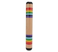 Mtlavish Wooden Rain Stick Maker Wooden Percussion Musical Instrument with Soothing Rain Drop for Early Education and Social Gathering Colourful Beech Approx. 35 cm Long
