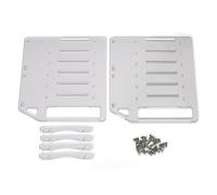 MTLAVISHE Multiple 3 5 Inch HDD Hard Drive Rack Enclosure with Acrylic Material and DIY Cooling Solution for Various Data Storage Requirements in 4 6 8 10 Bay Options (Mtlavishness5fM-C13513-6)