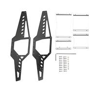 Mtlavishness 1 24 RC Car Chassis Frame Aluminum Alloy Frame Body Shell Roll Cage High Quality CNC Machined Upgrade Parts with Unique Design for 1 24 Axial SCX24 Models Lightweight (Silver)