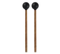 Mtlavishness 1 Pair Drum Mallet With Rubber Head And Wood Handle 8in Instrument Accessory Set Kit Ideal For Various Drum Playing Sessions This drum mallet set features a round