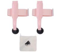 Mtlavishness 1 Pair Piano Finger Trainer Strong Support Food Grade Rubber Finger Positioning Aid for Practice Blue High Accuracy Posture Correction Ergonomic Wrist Support Child (Pink)