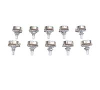 Mtlavishness 10 Pcs Electric Guitar And Bass Guitar Potentiometers Ideal For Volume Tone Control With Metric M8 Thread 18mm Shaft Length And 6mm Shaft Diameter Suitable For Single (A25K)
