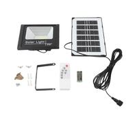 Mtlavishness 100 LED Outdoor Solar Flood Light 40W IP67 Solar Wall Lamp with Remote Control 8 12 Hours Lighting Time 25㎡ Coverage for Garden Street Patio Yard