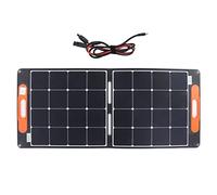 Mtlavishness 100W 18V Foldable Solar Panel High Efficiency ETFE Outdoor Solar Panel IP65, Approx. 125 x 54.5cm 49.2 x 21.5in, 20.8V, 5.94A, Approx. 4400g 155.2oz, RV, Boat,