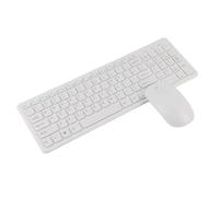Mtlavishness 108 Keys Multi Functional 2 4G Wireless Keyboard Mouse Combo With High Sensitivity And No Delay Ideal For Office And Gaming Made OfABS Material White Color (White)