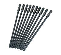 Mtlavishness 10pcs S2 Steel Cross Head PH2 Screwdriver Bits Set with 1/4 Inch Hex Shank 150mm Magnetic Head Screwdriver Bits for Air Screwdrivers and Electric Drills Special Blue