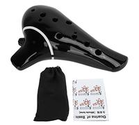 Mtlavishness 12 Holes AC Alto C Key Portable Ocarina Wind Instrument for Professional Performances and Beginners Ideal for Travel Compact Size Light Weight and Durable ABS Material