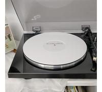 Mtlavishness 12 Inch Turntable Mat Enhances Audio Performance Reduces Noise for Record Players and Phonographs White Acrylic 3mm Thick