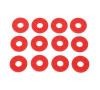 Mtlavishness 12 Pcs Guitar Strap Non Slip Locks Made Of Excellent Pe Material Ensure Firm Attachment Prevent Accidental Detachment For Acoustic Guitar Ukulele Bass During Playing (Red)