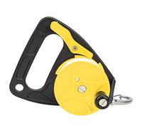 Mtlavishness 150ft Diving Line Reel with Handle - Premium PP Rope Combination for Scuba Diving Spearfishing Underwater Exploration - Durable Card Position Design for Safe Depth (Yellow)