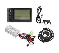 Mtlavishness 17A Electric Bike Controller Kit with 8 Magnetic Assist Sensor Thumb Throttle and S866 LCD Meter Compatible with 24V 36V 48V Brushless Motors for DIY Electric Bikes