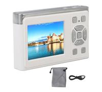Mtlavishness 2.2 in IPS Screen Digital Vlogging Camera for Teens Beginners and Adults High Definition 50 MP Auto Focus 600mAh Camera for Traveling Parties Graduation Ceremonies (White)