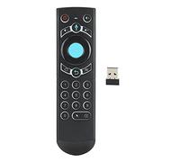 Mtlavishness 2.4G Air Fly Mouse Wireless Touchpad Keyboard Remote Control Air Mouse Backlit 2.4G Wireless Transmission Voice Control And IR Learning Function Ergonomic Design For