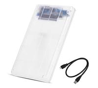 Mtlavishness 2.5 Inch SATA To USB 3 0 Hard Drive Disk Enclosure SSD Storage Box Case Support Hot Plug Plug And Play Classic Design Solid Lightweight Durable Compatible With