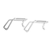 Mtlavishness 2 Pcs Seafood Grabber Stainless Steel Grabbing Tools with Single Hook for Catching Crabs Pike Predatory Fish Durable Anti Corrosive Jaw Design with Spring for Four (single hook)