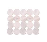 Mtlavishness 20 Pieces Fretboard Inlay Dots Markers White Pearl Shell Durable Long Service Time Ideal For Decorating Guitar Ukulele Bass Mandolin Banjo With Approx 6mm Diameter (20 ones sold)