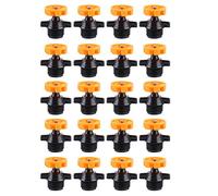 Mtlavishness 20Pcs G1/2in Single Spray Nozzle Misting Nozzle Plastic Aging and for Time Use Ideal for Greenhouse Agricultural Vegetable Irrigation Approx 3x3x4 Cm in Size
