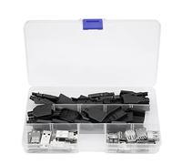 Mtlavishness 20pcs/set Type A 2.0 USB Connector 4 Pin Plug Socket Adapter Mit Schwarz Kunststoffgehäuse, Goldbestückte Messingkontakte, Ideal Zum Selbstmachen Von USB-Kabeln Und