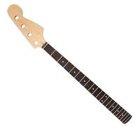 Mtlavishness 21 Frets Electric Bass Maple Rosewood Fretboard Fingerboard Replacement Part for Electric Bass Players Ideal for Both Beginners and Professionals 21 Frets Approx 1037g