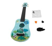 Mtlavishness 21in Ukulele High Tensile Nylon Strings Cartoon Design Beginner Friendly Musical Instrument for Learning and Performance Lightweight Impact With Gourd Shaped