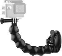 Mtlavishness 23cm/ 9.1in Flexible Suction Cup Mount Windshield Suction Cup Phone Mount 360°Rotatable 1/4 Inch Screw Connector with Phone Holder for Smartphone Sports Camera