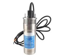 Mtlavishness 24V Submersible Well Water Pump 5A 12LPM Maximum Flows Multiple Power Supplies 12L Solar Booster Pump Stainless Steel Well Pump Approx. 260 x 99 x 62mm / 10.2 x 3.9 x